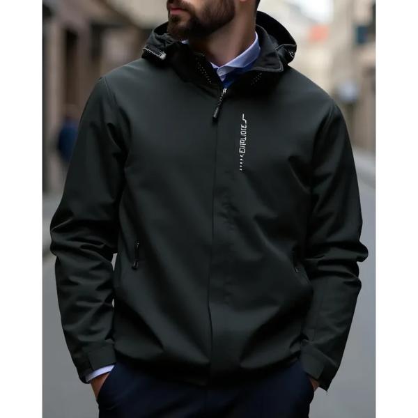 Chaqueta Impermeable Cortaviento Transpirable Hombre