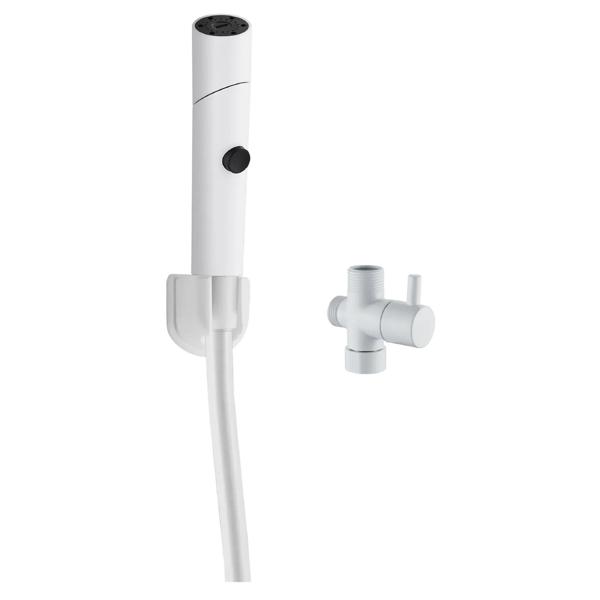 Set bidet cabezal giratorio blanco