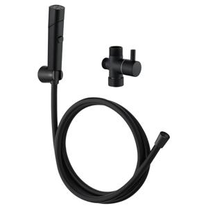 Set bidet cabezal giratorio negro mate