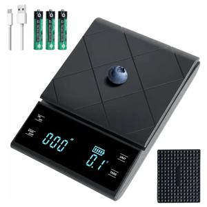 Balanza Pesa Digital de Cocina 5kg 0.1g con Temporizador