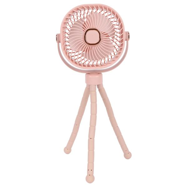 Ventilador portátil pulpo rosa