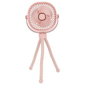 Ventilador portátil pulpo rosa