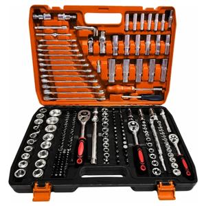 Caja de Herramientas Dados y Llaves 216 Piezas