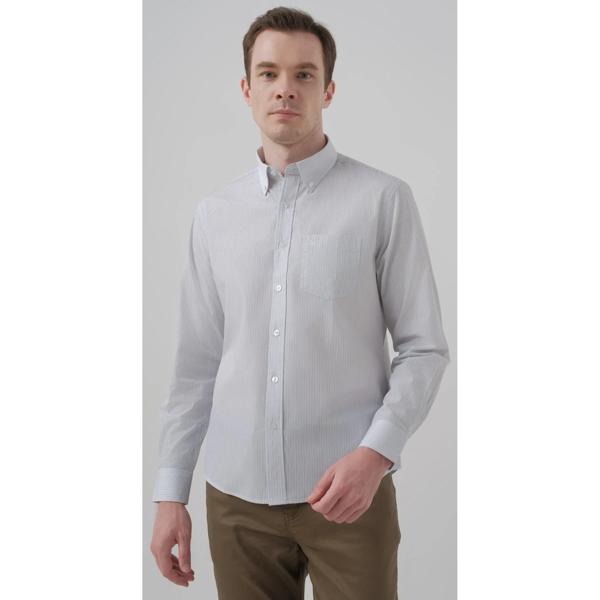 Camisa Hombre Regular Azul