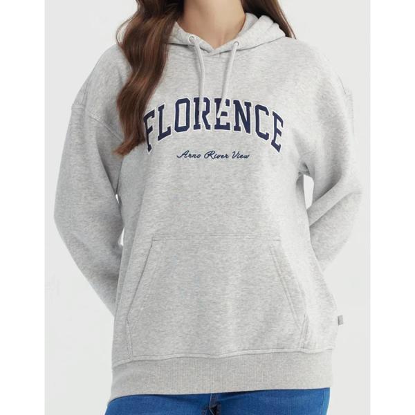 Polerón Mujer Slim Gris Melange
