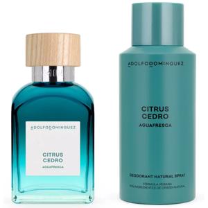 Set Perfume Agua Fresca Citrus Cedro EDT Hombre 120 ml + Desodorante 150 ml