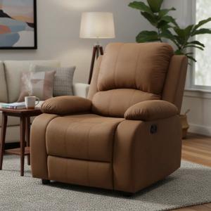 Sillón Reclinable 1 cuerpo Bishop 91x95x106 cm Café