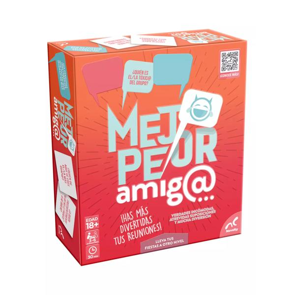 Juego de Mesa para Adultos Mejor Peor Amigo