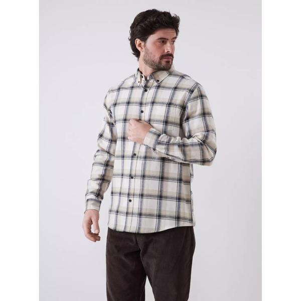 Camisa Franela Cuadros Multicolor Print