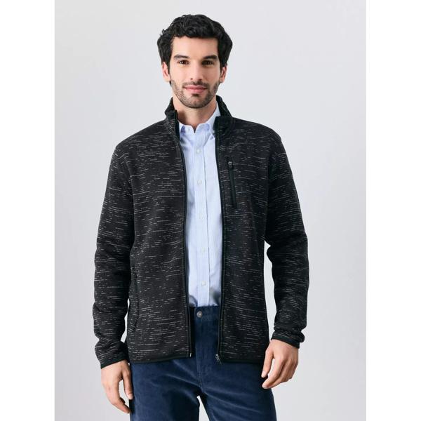 Polar Full Zipper Suede Manga Larga