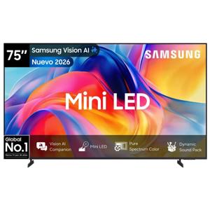 Mini LED Smart TV 75'' 4K UHD Vision AI M75H 2026 con Control por Voz