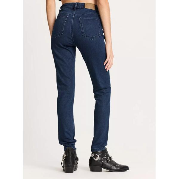 Jeans Skinny Básico Tiro Alto